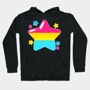 LGBTQ+ Pride Flag Stars - Pansexual Hoodie